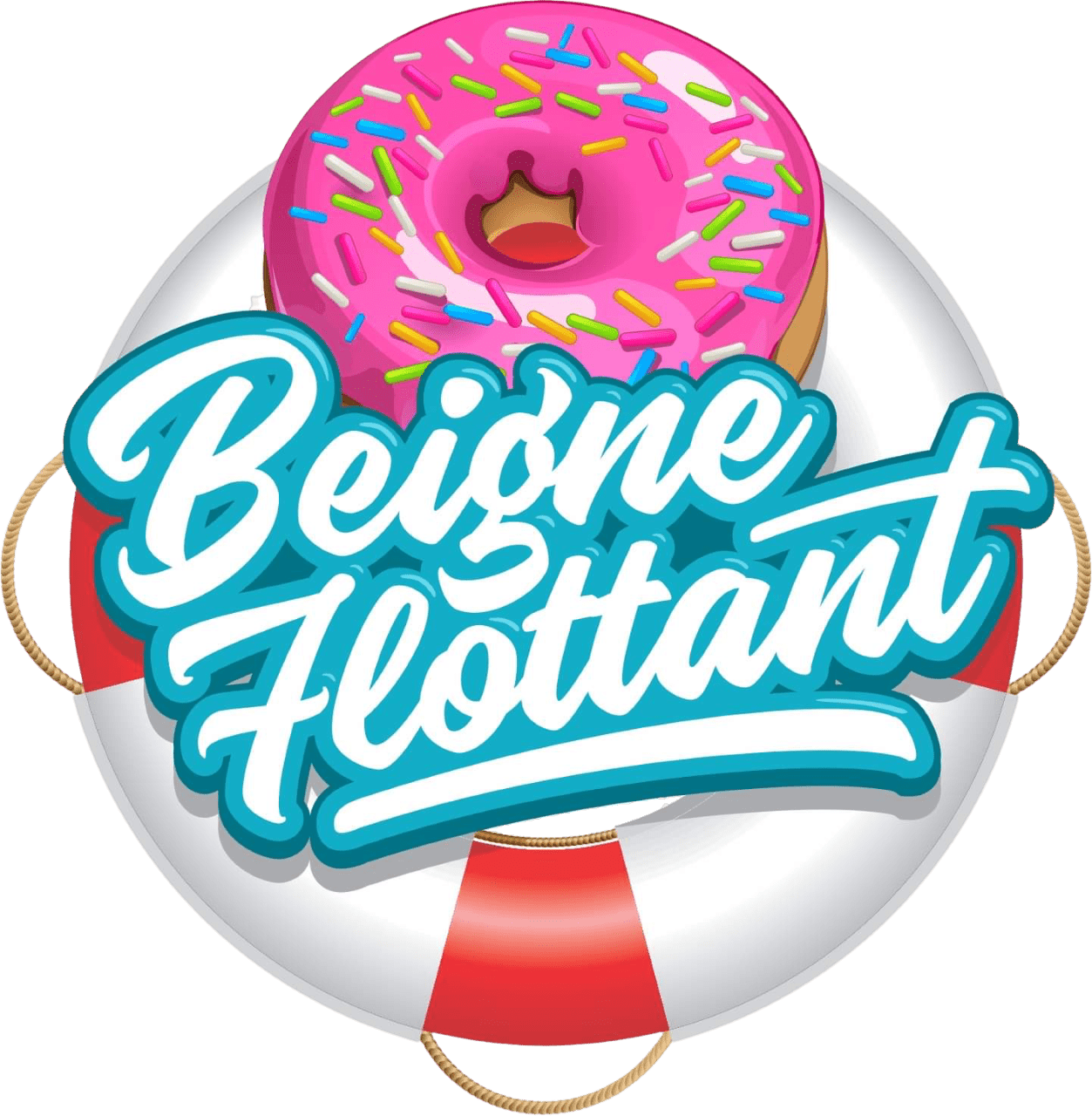 logo beigne flottant